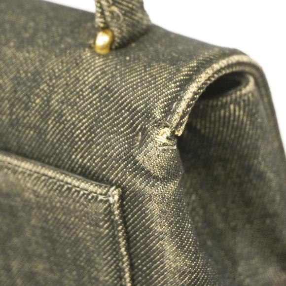 Chanel handbag denim black ladies - Picture 11 of 16